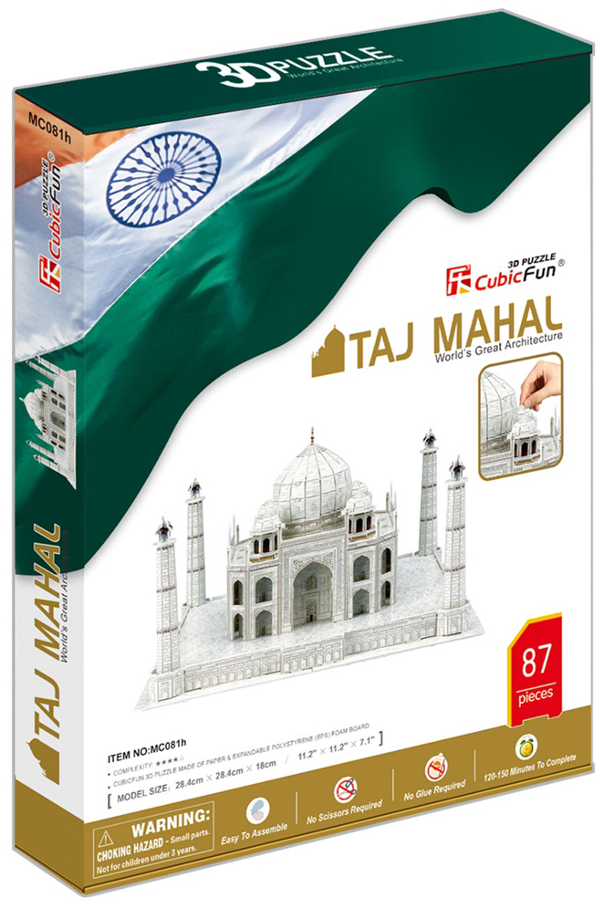 3D Puzzle Cubic Fun Taj Mahal
