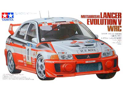 โมเดลรถจำลองทามิย่า ขนาด 1/24 TA24203 MitsubishiI Lancer Evolution V WRC