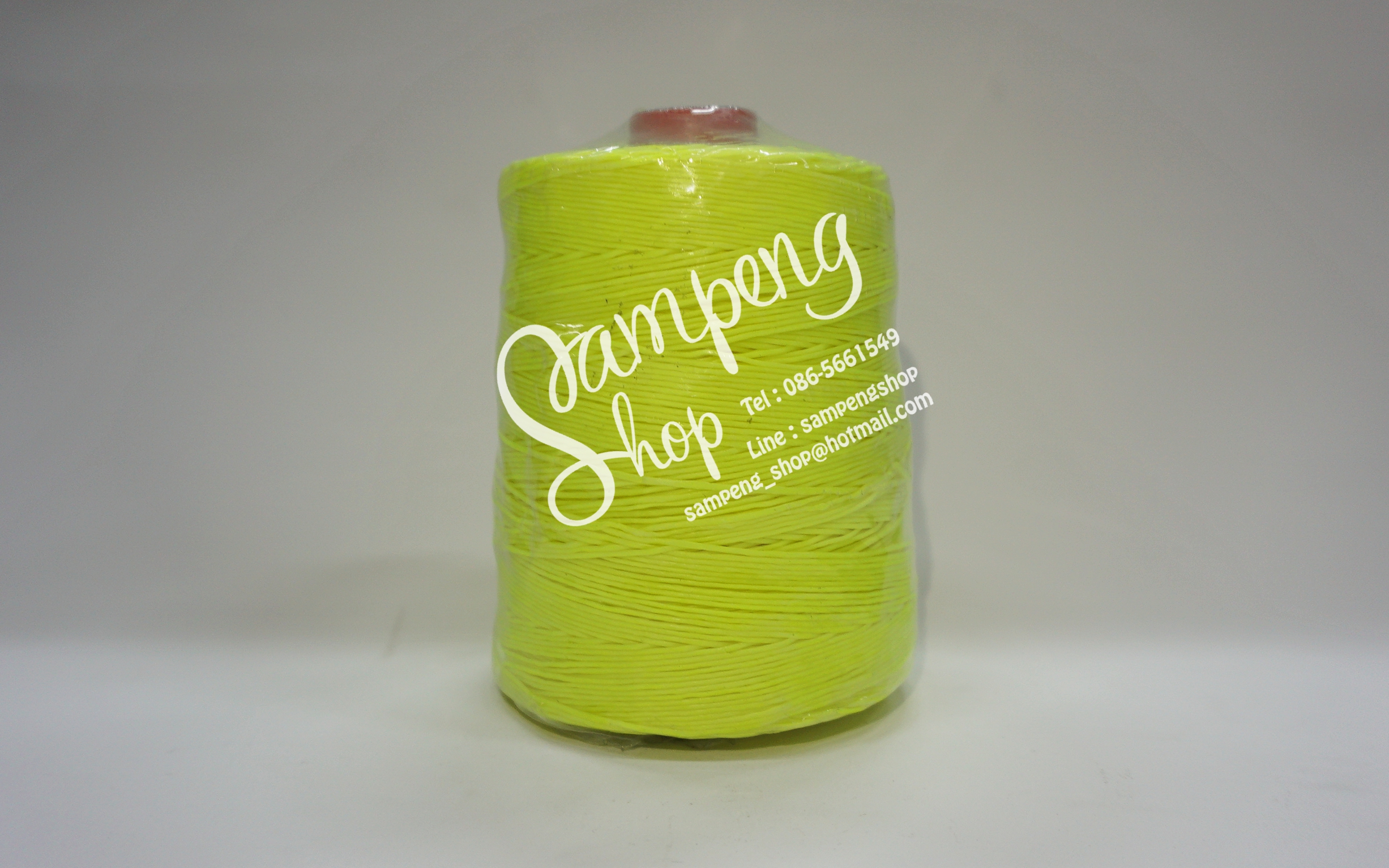 เชือกเทียน สีเหลืองสะท้อน