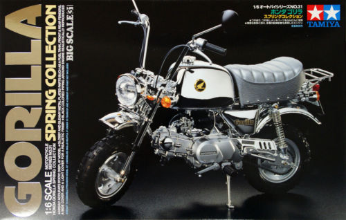 โมเดลมอเตอร์ไซด์ทามิย่า ขนาด 1/6 Tamiya TA16031 Honda Gorilla Spring Collection