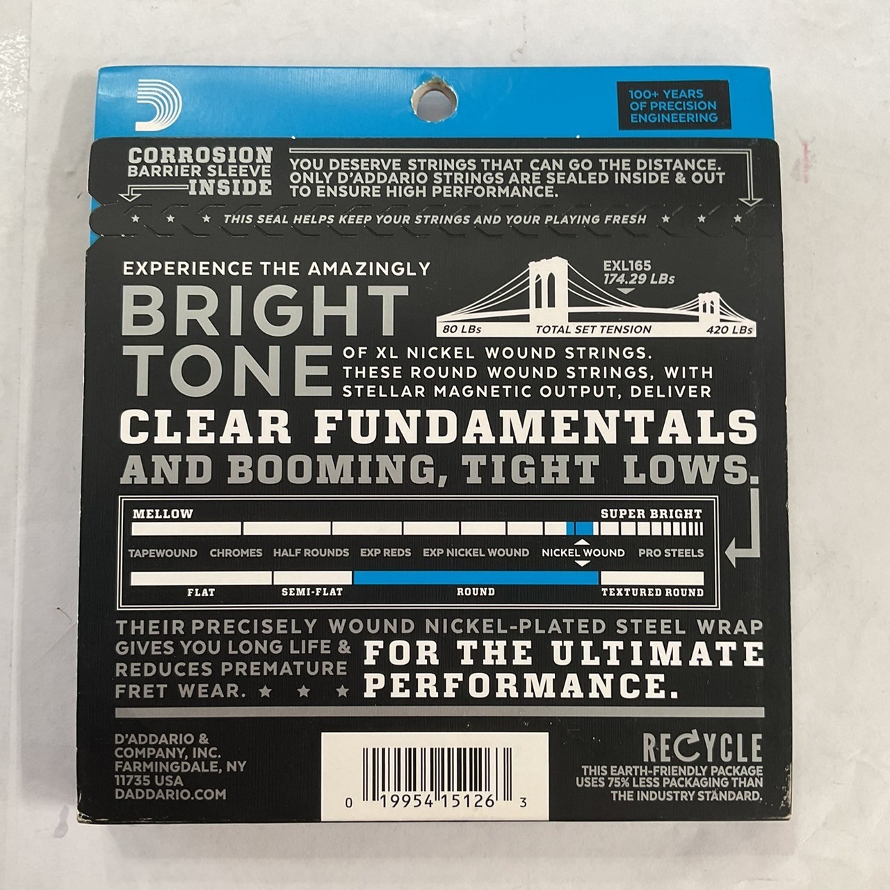 สายกีต้าร์เบส (จำนวน 1 ชุด)