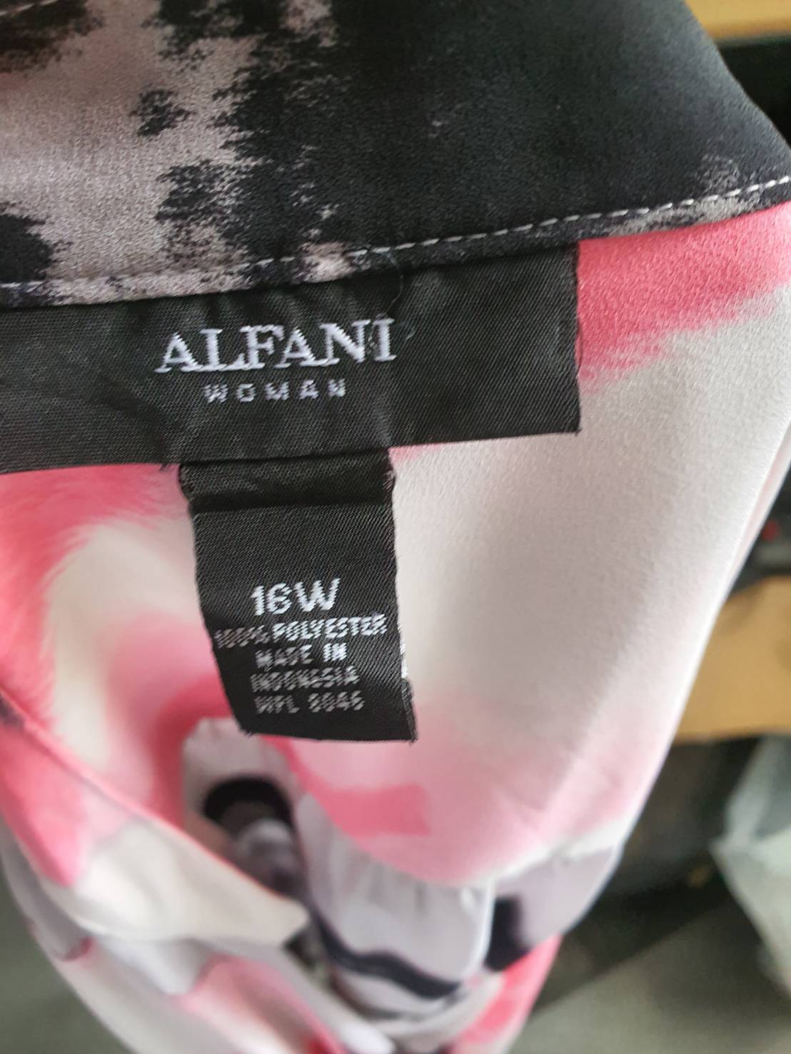 FF06518 เสื้อผ้ามือสอง ชีฟอง ALFANI อก 46 นิ้ว