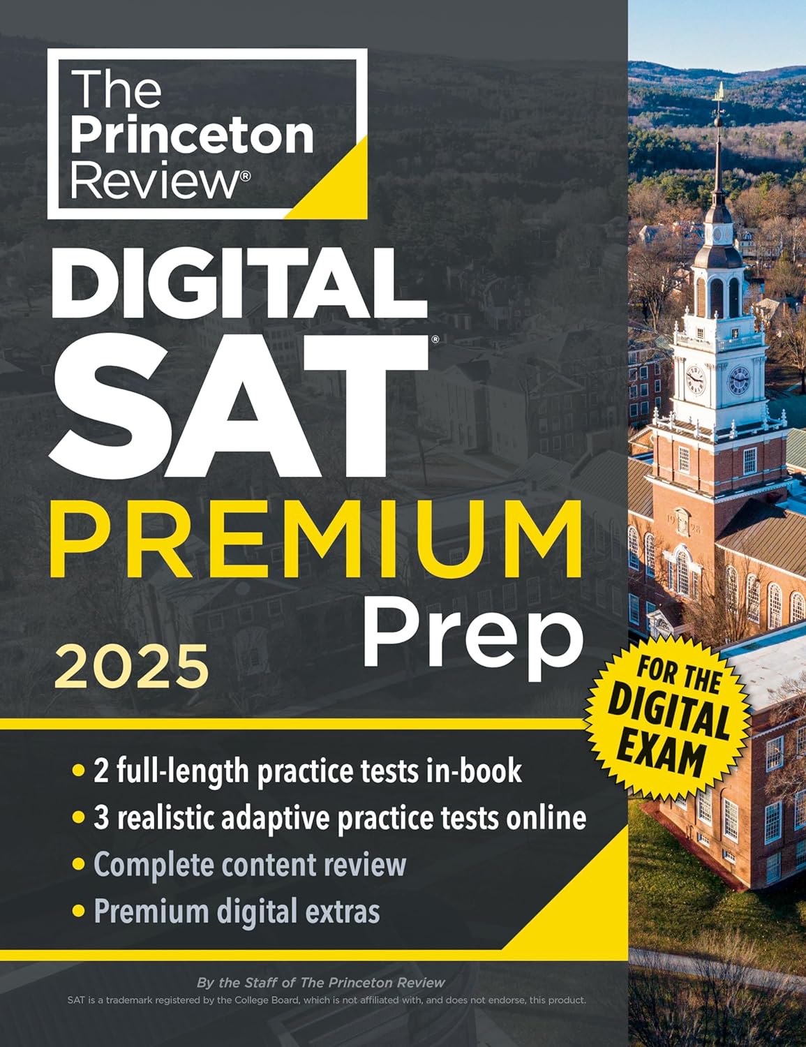 PRINCETON REVIEW DIGITAL SAT PREMIUM PREP 2025 BY DKTODAY