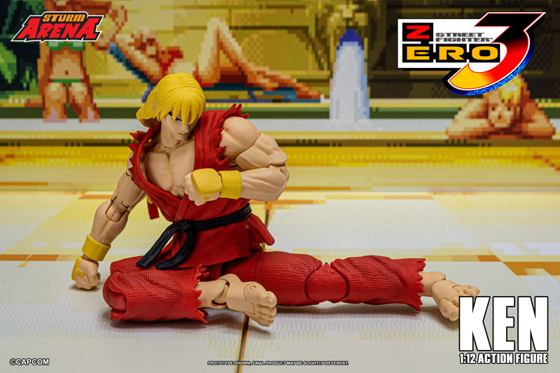 Street Fighter Alpha 3 1/12 Scale Action Figure Ken(Provisional Pre-order)