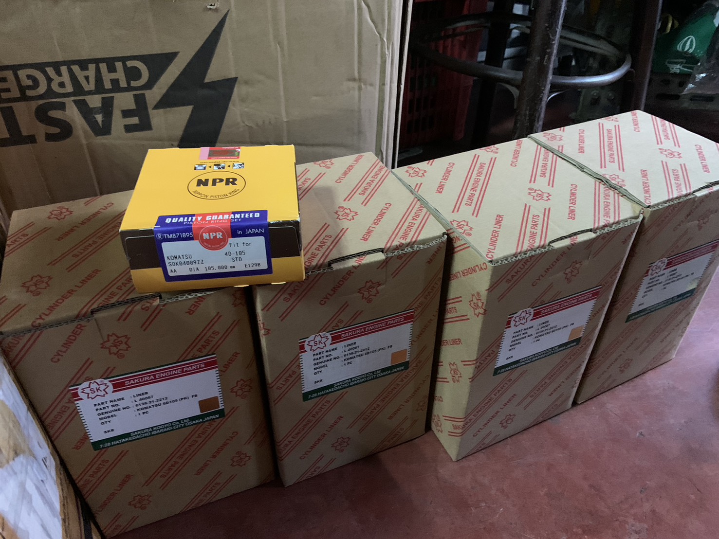 ชุดยกเครื่อง KOMATSU 6D105