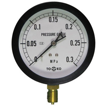 Common Pressure Gauge A Type :BL-AT3 / 8G 100 x 0.3MPa : TOKO