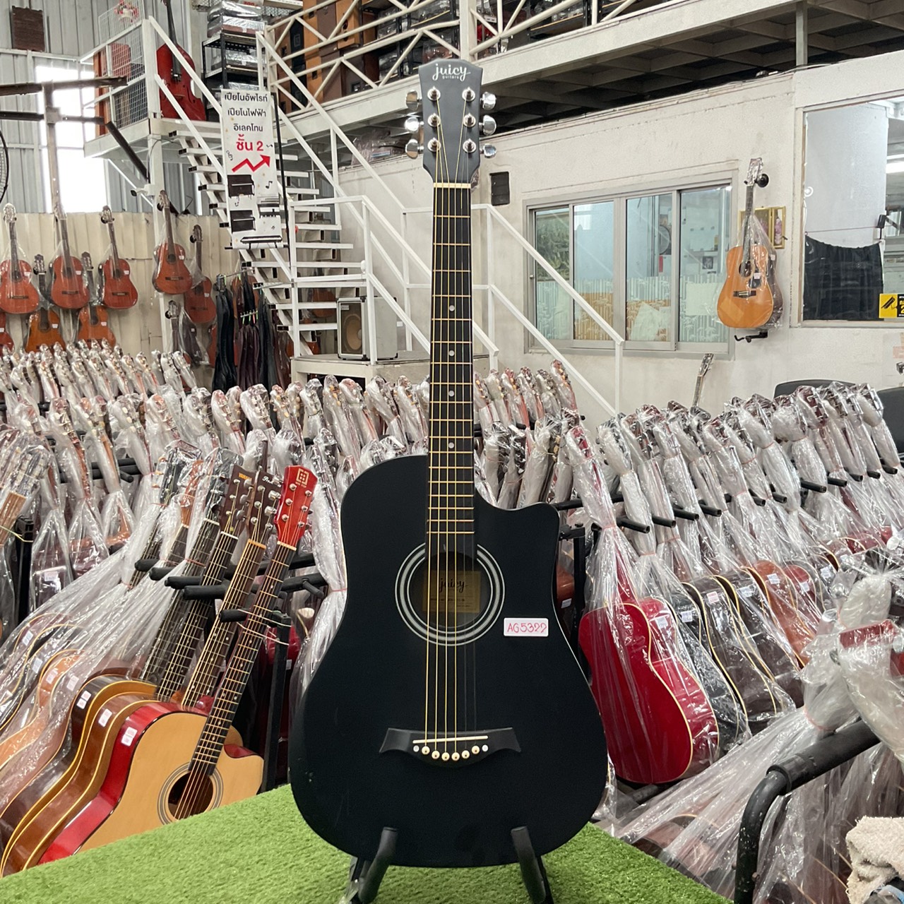 กีต้าร์โปร่ง Juicy : JCG-01S/BK