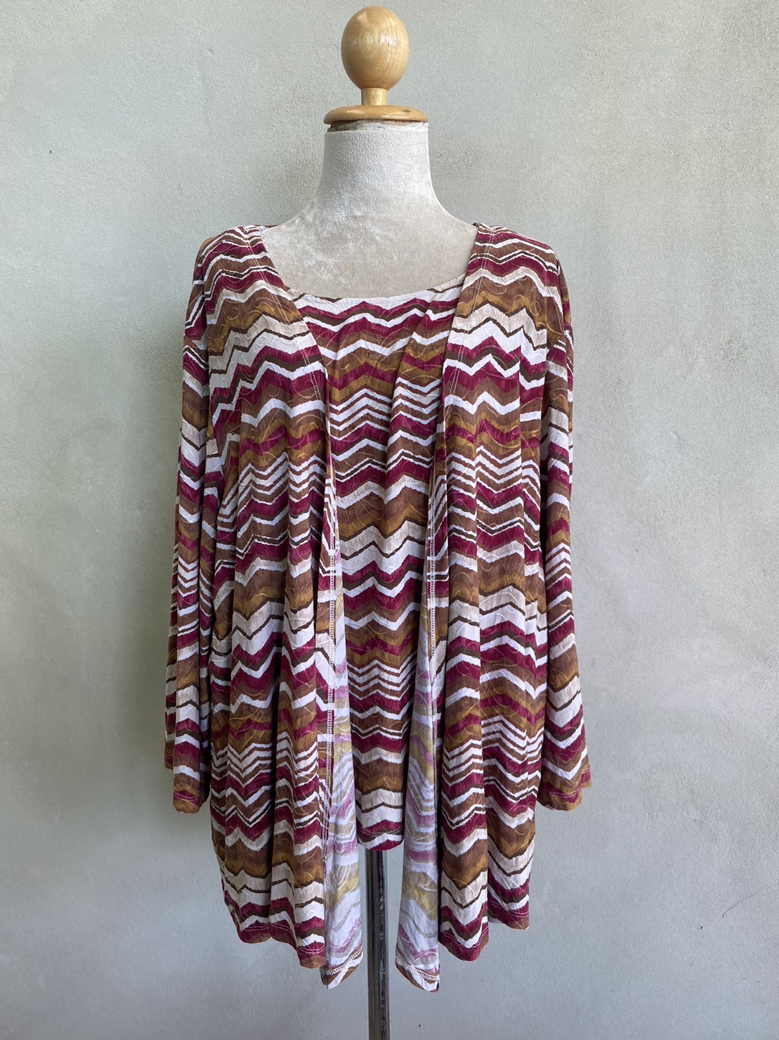 FF04749 เสื้อผ้ามือสอง แบรนด์ alfred dunner อก 52-60 นิ้ว
