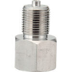 Joint, SUS Female G3/8 X Male 1/2 : MJ-343 ( joint for pressure gauge connections. )
