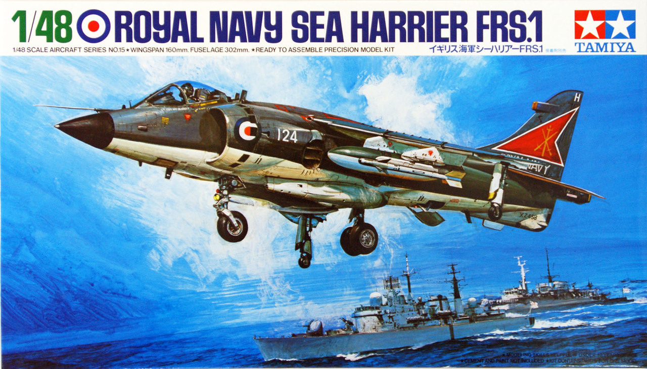 โมเดลเครื่องบิน Tamiya ขนาด 1/48 TA61026 Royal Navy Sea Harrier FRS.1