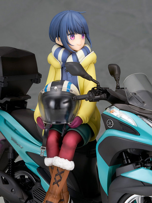 Yuru Camp Rin Shima with Three-wheeled Motorcycle 1/10 Complete Figure(Pre-order)