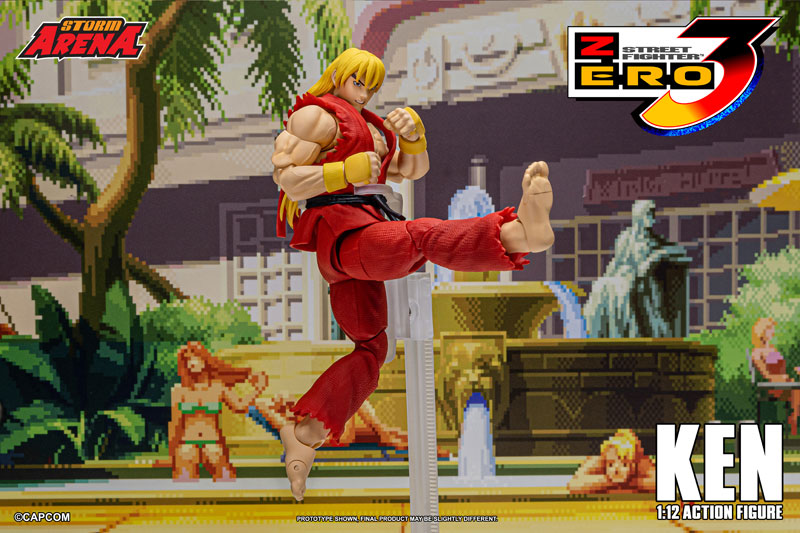 Street Fighter Alpha 3 1/12 Scale Action Figure Ken(Provisional Pre-order)