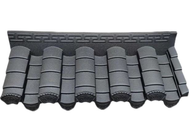[หลังคาจีน] หลังคาจีนแบบโบราณ 仿古屋檐瓦片 China Antique Eaves Tiles ผลิตจากพีวีซี เรซิน
