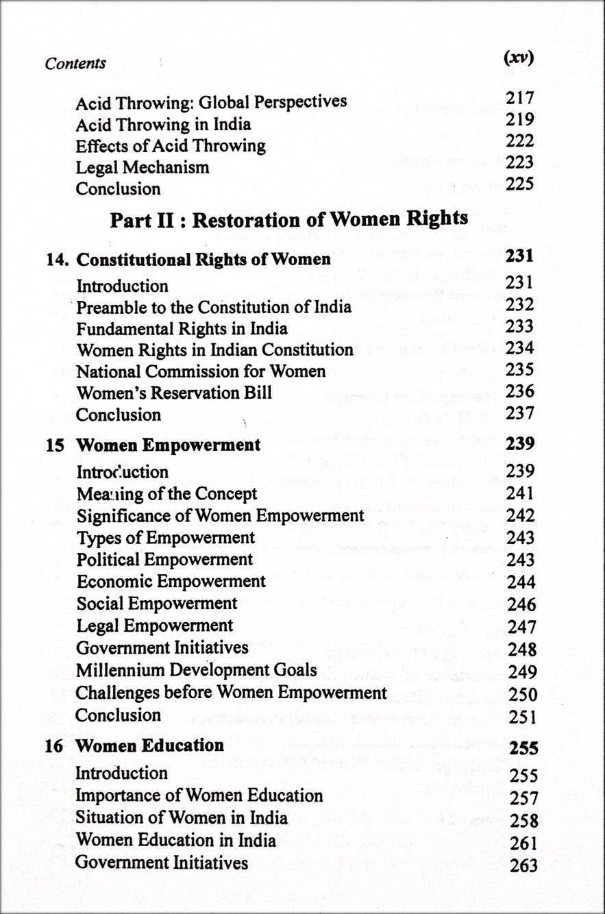 สิทธิสตรีในอินเดีย (Women Rights in India)