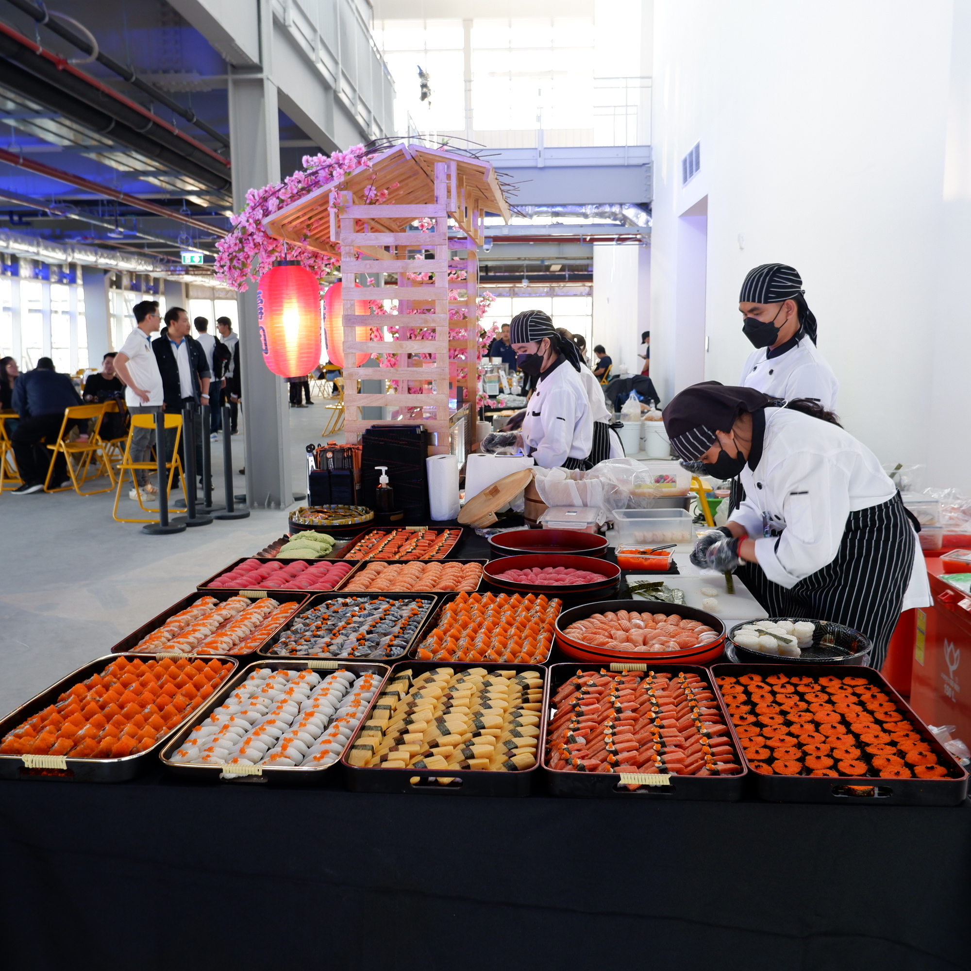 รับจัดเลี้ยงอาหารญี่ปุ่น ซูชิ ซาซิมิ แซลมอน นอกสถานที่ ณ One Bangkok เขตปทุมวัน