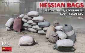โมเดลกระสอบทราย MiniArt ขนาด 1/35 MI35586 HESSIAN BAGS