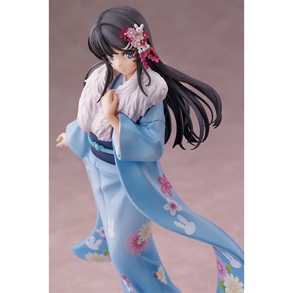 Seishun Buta Yarou wa Bunny Girl Senpai no Yume wo Minai Mai Sakurajima Kimono ver. 1/7 Complete Figure(In-stock)