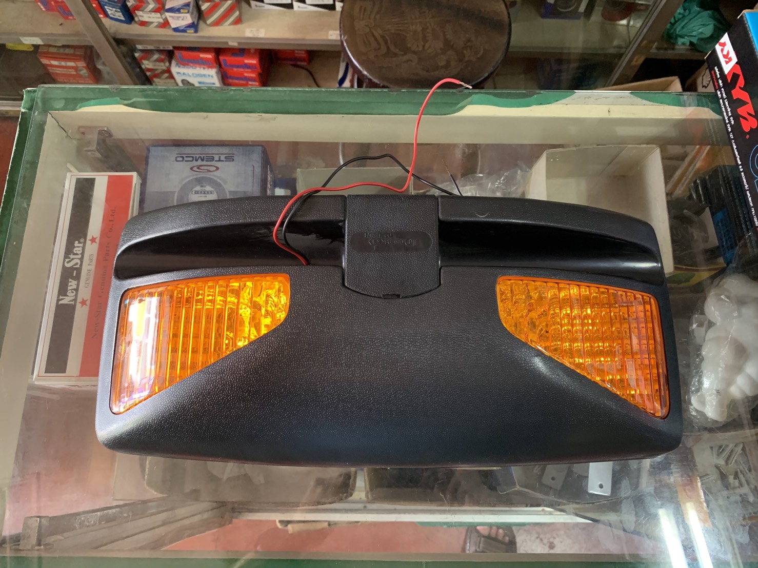 กระจกมองข้างรถบัส มีไฟ 17 นิ้ว 12V 24V