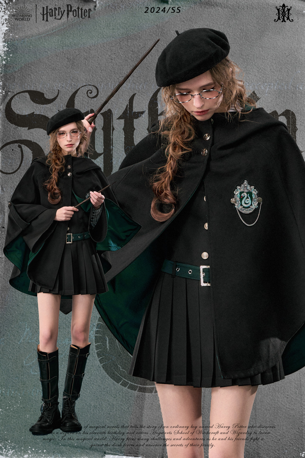 [Pre-Order] Kyouko x Harry Potter แฮร์รี่ พอตเตอร์ ผ้าคลุม แบบครึ่งตัว W/2024