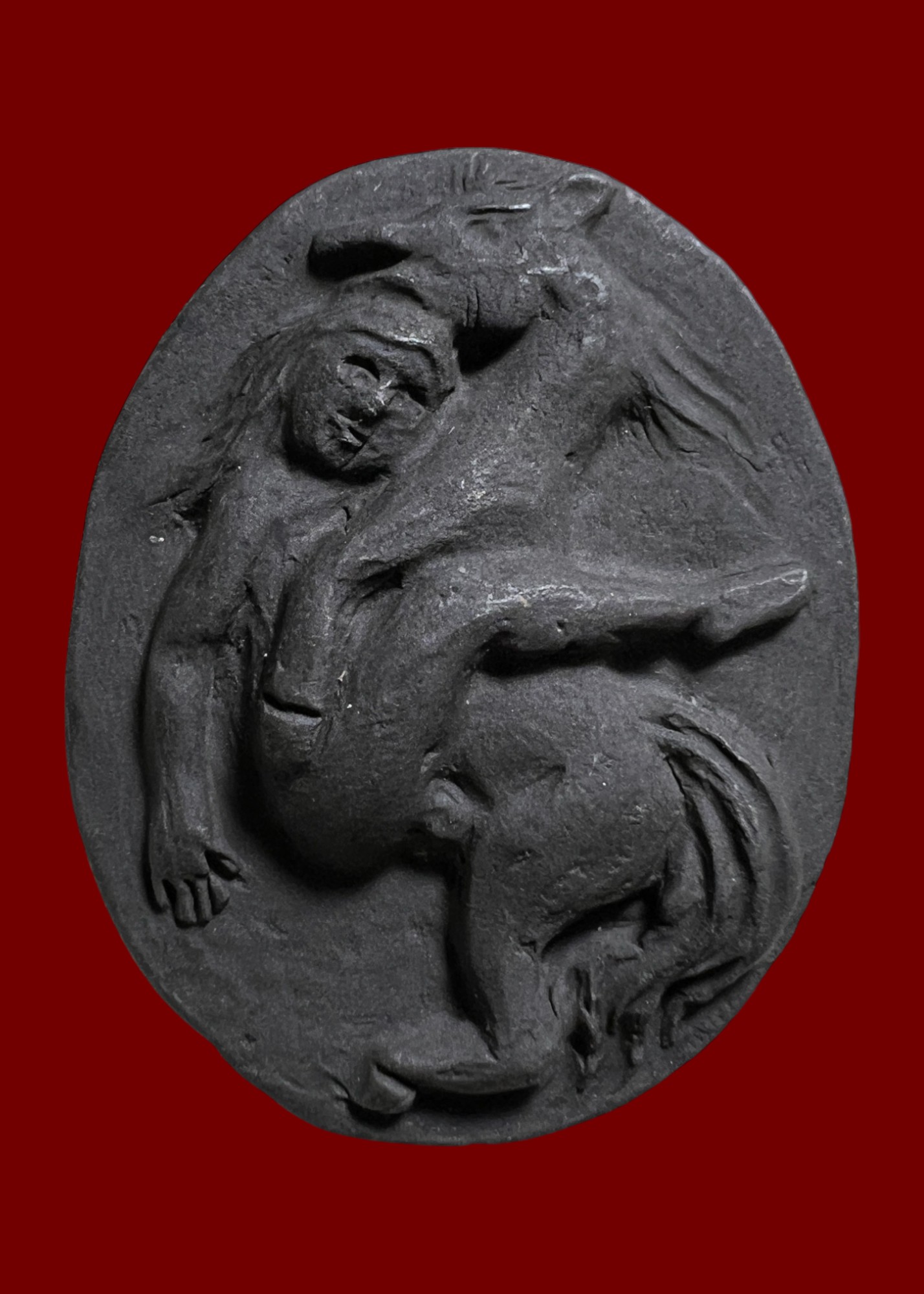 ม้าเสพนางคะนองศึก Love-Hungry Horse Hugging Lady. SKU-03898