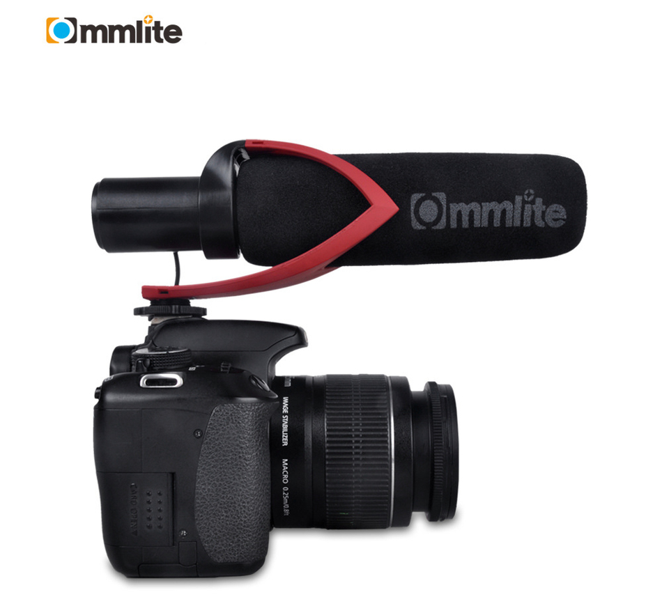 Commlite CVM V30 ไมค์หัวกล้องสำหรับกล้อง DSLR / SmartPhone