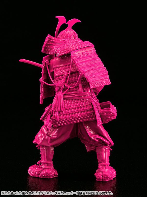 PLAMAX 1/12 Kamakura Period Armored Warrior: Pink Color Edition Plastic Model(Pre-order)
