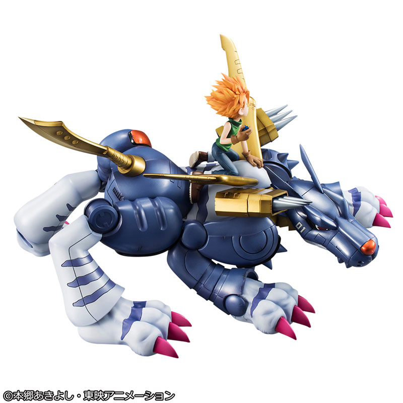 [Exclusive Sale] Precious G.E.M. Series Digimon Adventure Metal Garurumon & Yamato Ishida Complete Figure(Pre-order)(Single Shipment)