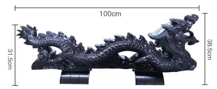 มังกรคู่ร่ายรำบนเวหาเล่นลูกแก้ว เสริมสิริมงคล โชคลาภ ประดับบนหลังคาบ้าน อาคาร สันประตู หัวประตูอาคาร อุปกรณ์ตกแต่ง 双龙戏珠屋顶双龙戏珠 Double Dragons Dancing in the Sky Playing Crystal Balls to Bring Good Fortune