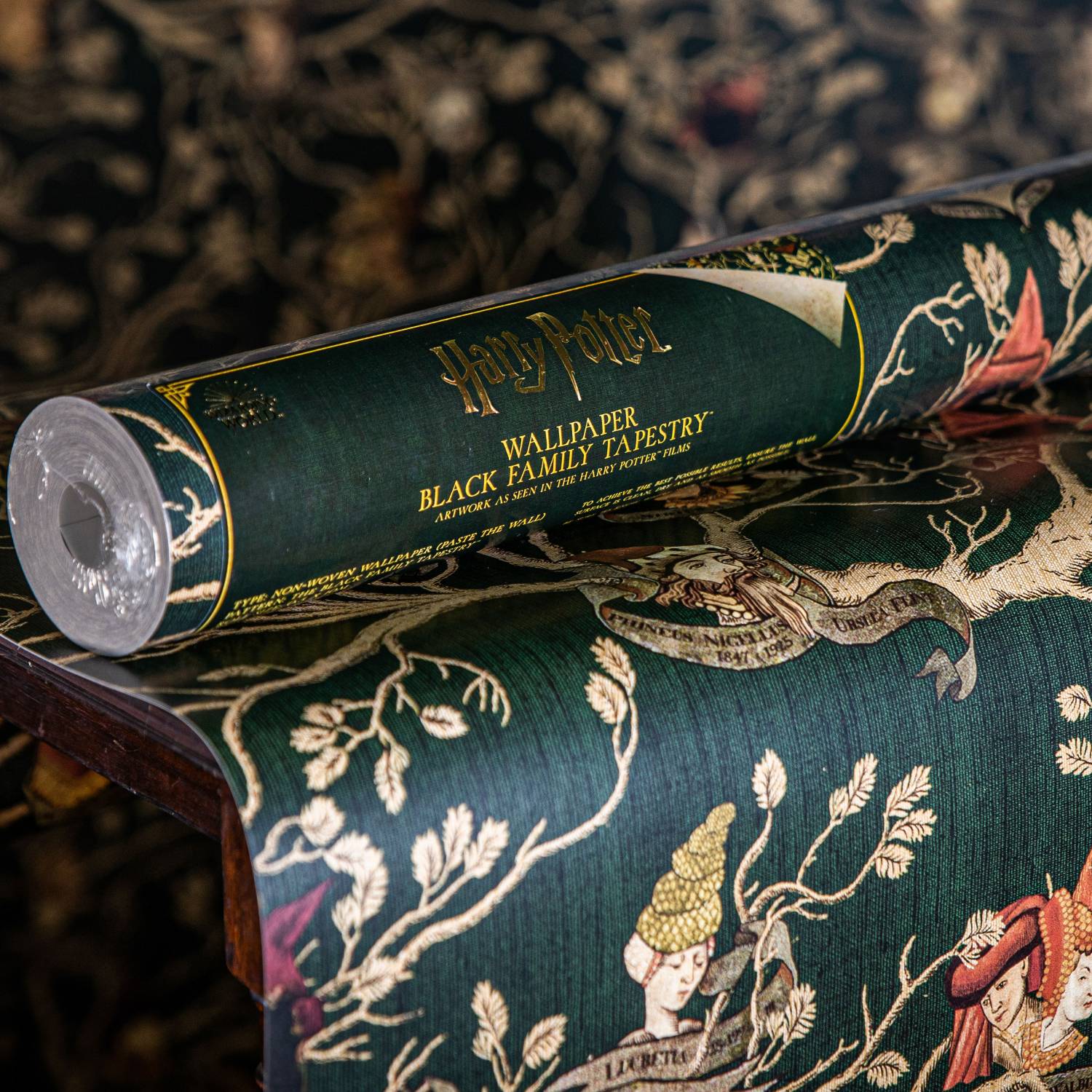 [Pre-Order] MinaLima x Harry Potter Black Family Tapestry Deluxe Wallpaper