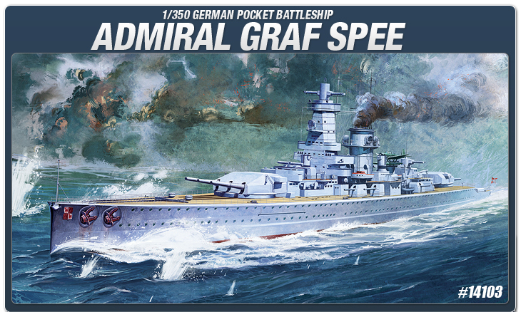 โมเดลเรือ Academy ขนาด 1/350 AC14103 GRAF SPEE