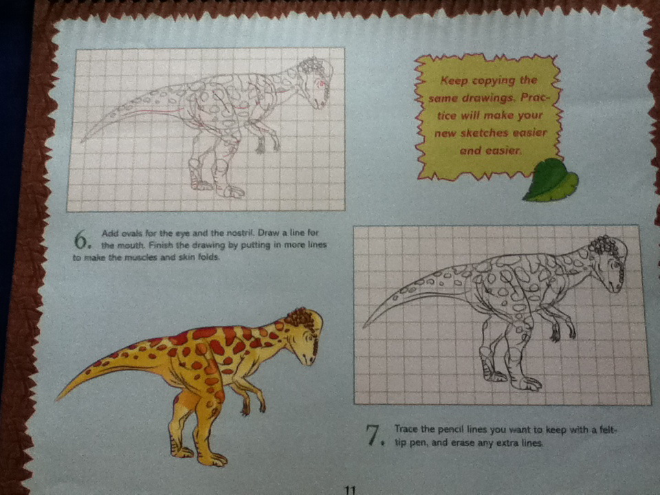 You Can Draw Dinosaurs (หนังสือฝึกวาดรูปไดโนเสาร์)
