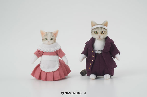 DIGKawaiiACTION "Nameneko" Tamasaburo & Mikeko Set Action Figure(Pre-order)