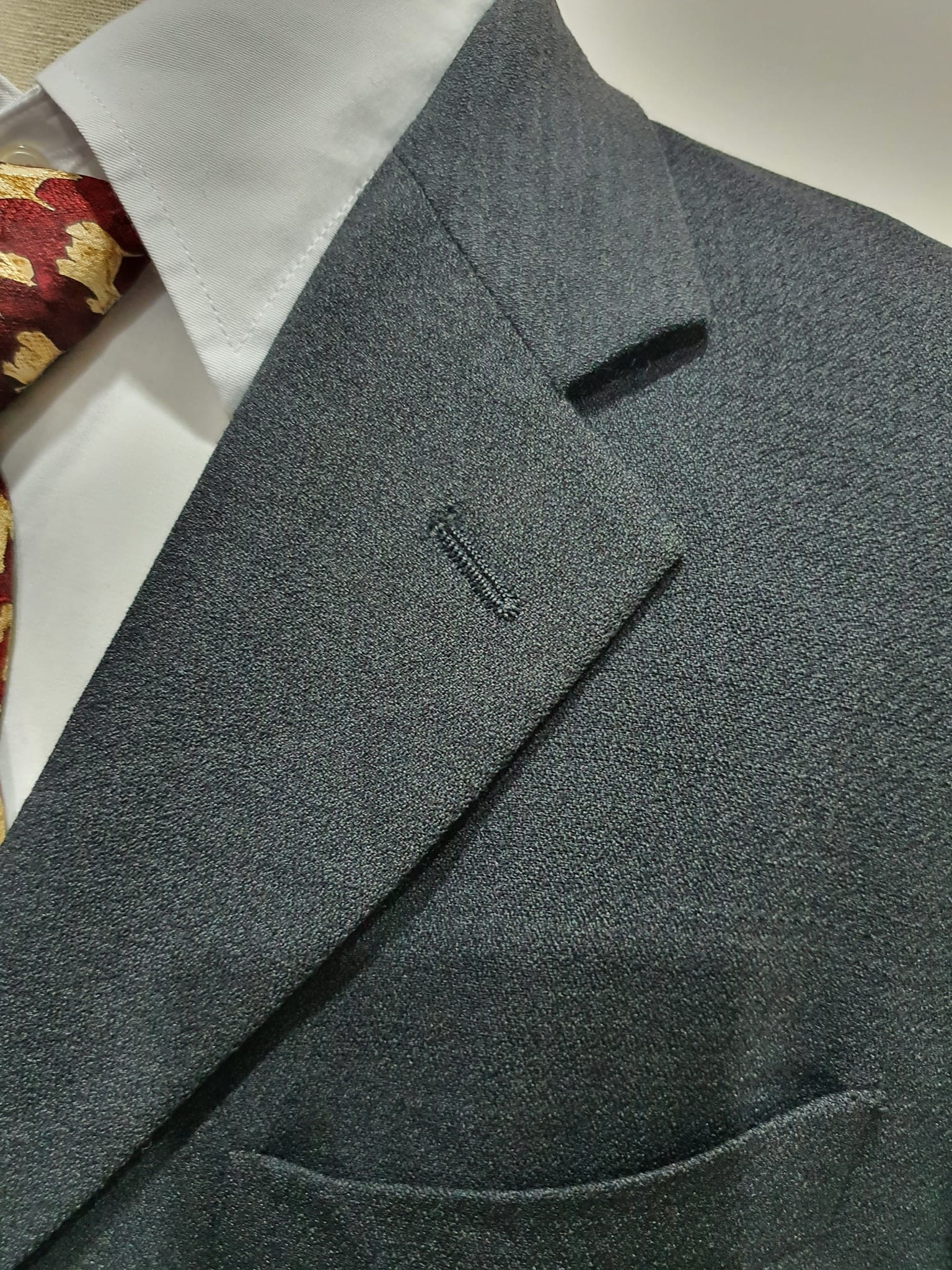 Suit0041 เสื้อสูท นำเข้า มือสอง สีเทา แบรนด์ TRUGEN อก 42 นิ้ว