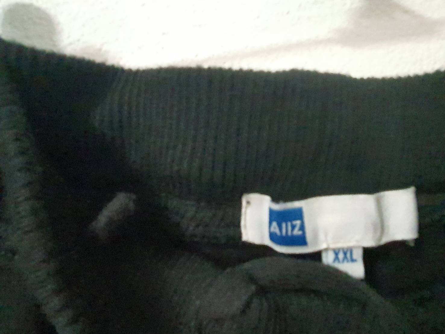 FF06320 กางเกงผ้ามือสอง สีดำ แบรนด์AIIZ เอว 28-32 นิ้ว