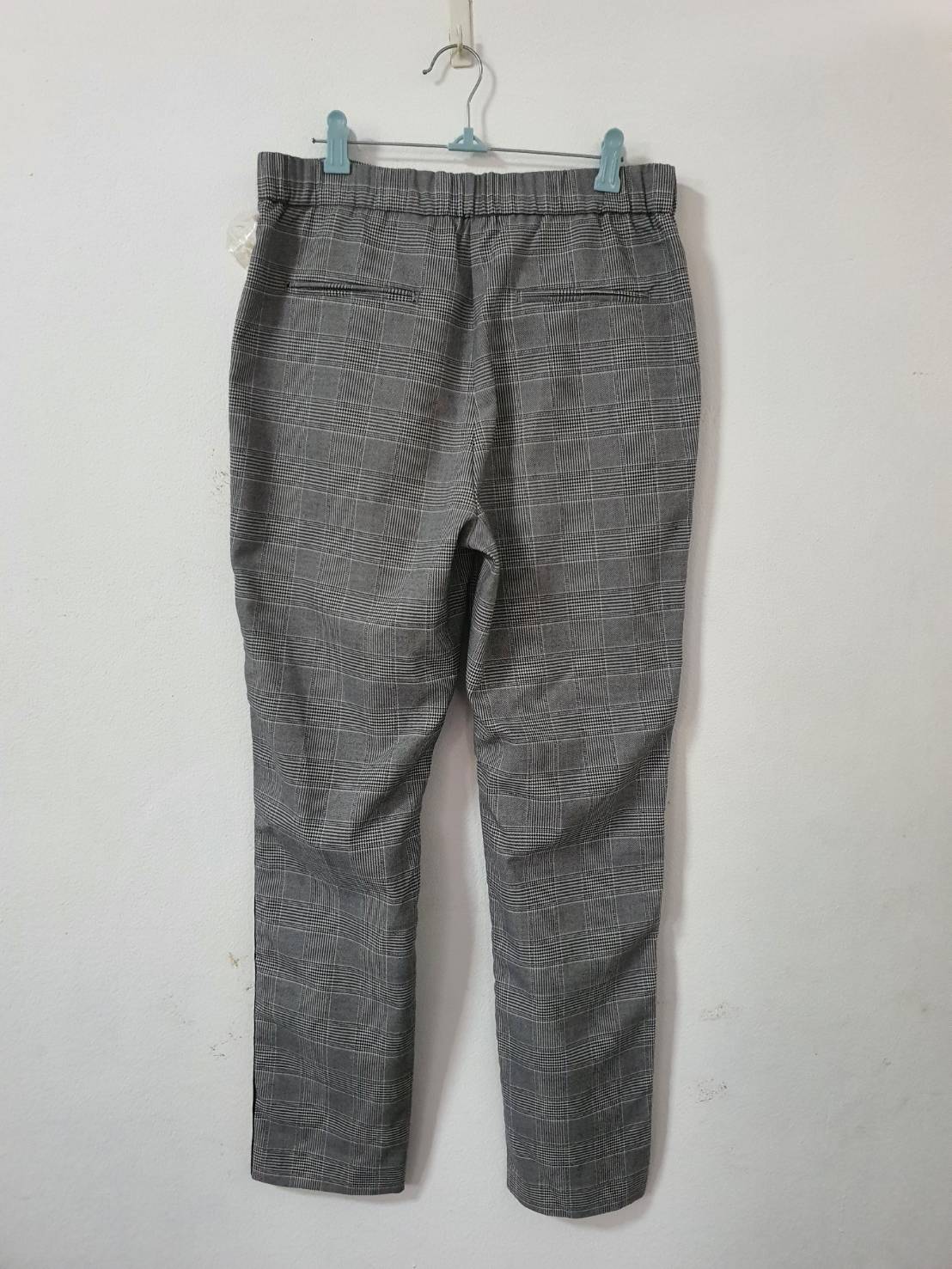 FF06532 กางเกงผ้า สีเทา มือสอง MNG เอว 28-30 นิ้ว