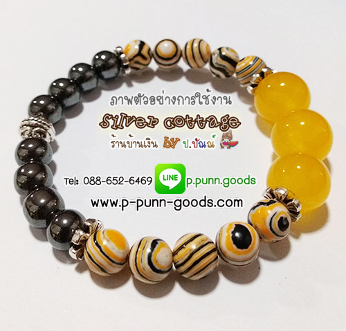 ลูกปัดคั่น ตัวคั่นดอกไม้ 8 มม. สีเงินโบราณ