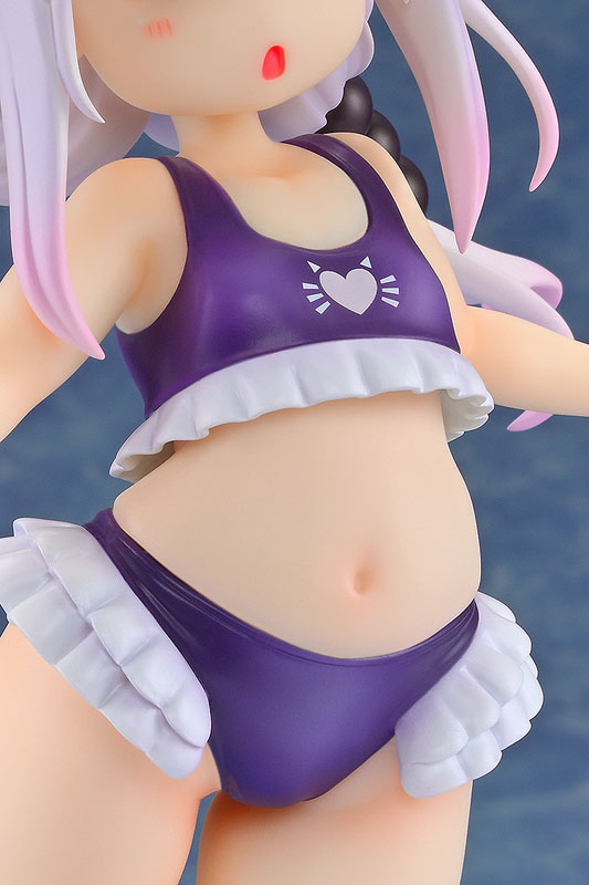 Miss Kobayashi's Dragon Maid Kanna Kamui: Excited to Wear a Swimsuit at Home Ver. (Purple) 1/6 Complete Figure(Pre-order)