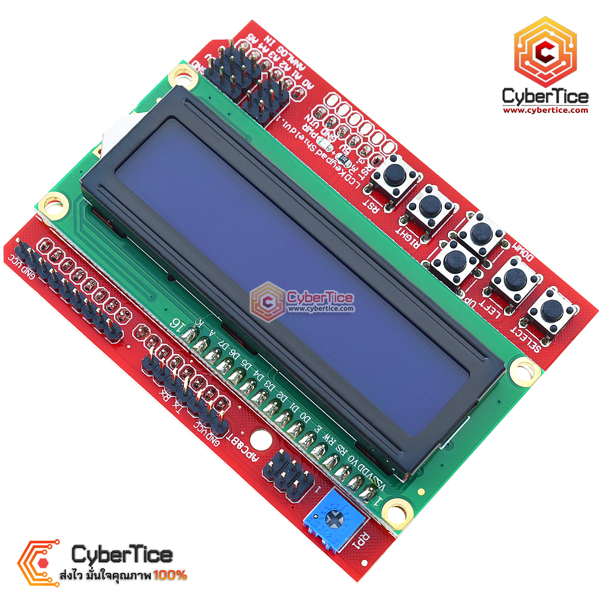 1602 LCD Keypad Shield V2.0 LCD Expansion Board for Arduino - ขาย ...