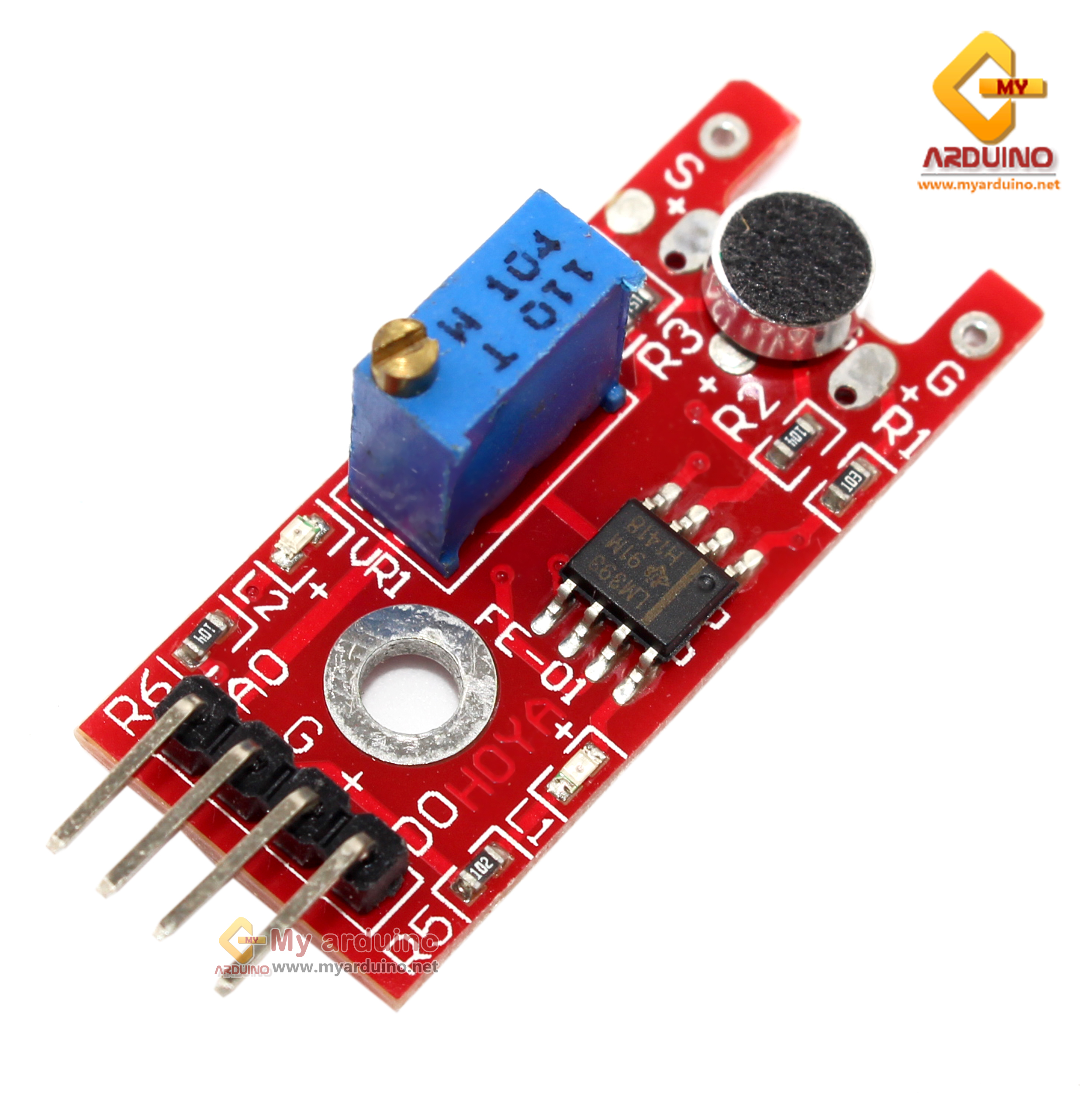 Sensitivity Microphone Sound Sensor Module Board For Arduino - ขาย ...