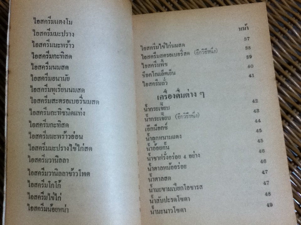 วิธีทำไอสครีม เครื่องดื่ม ผลไม้ลอยแก้ว