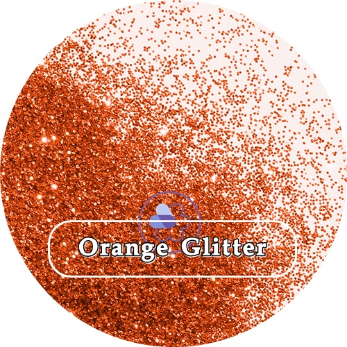 Color Red : ORANGE GLITTER ผงกากเพชรสีแดง