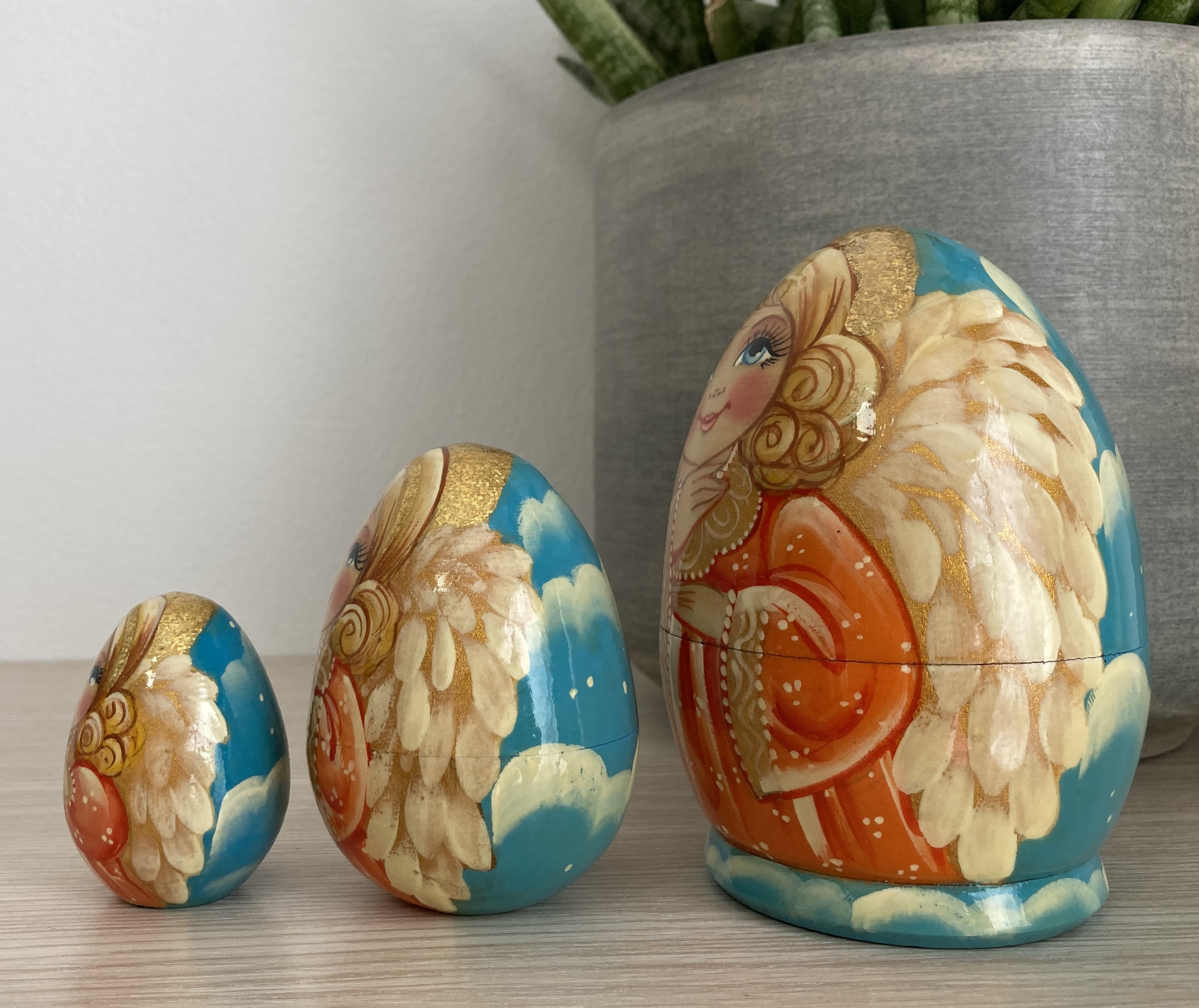 ตุ๊กตาแม่ลูกดกรัสเซีย (Matryoshka) - From Russia With Love "Angel Nesting dolls"