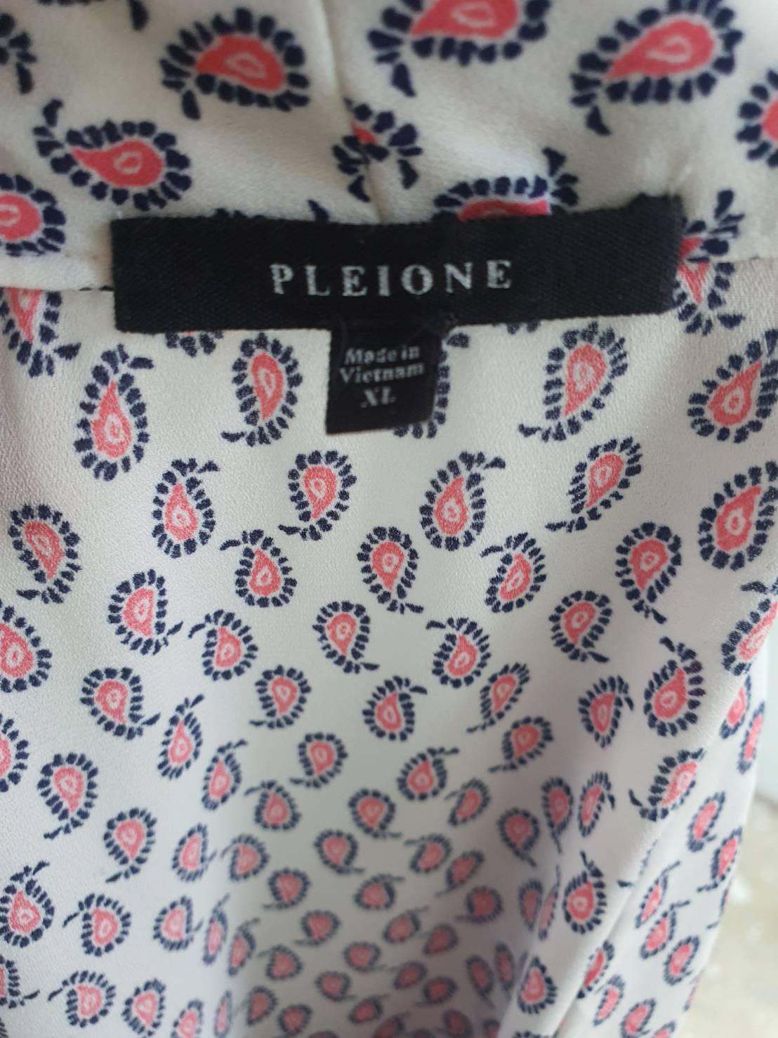 FF03845 เสื้อผ้ามือสอง ชีฟอง แบรนด์ PLEIONE อก 44 นิ้ว