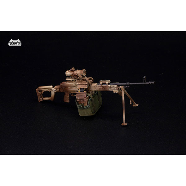 WM-05B Regular Machine Gun Set Desert Camouflage 1/12 Action Figure Complete Model Option Part(Pre-order)