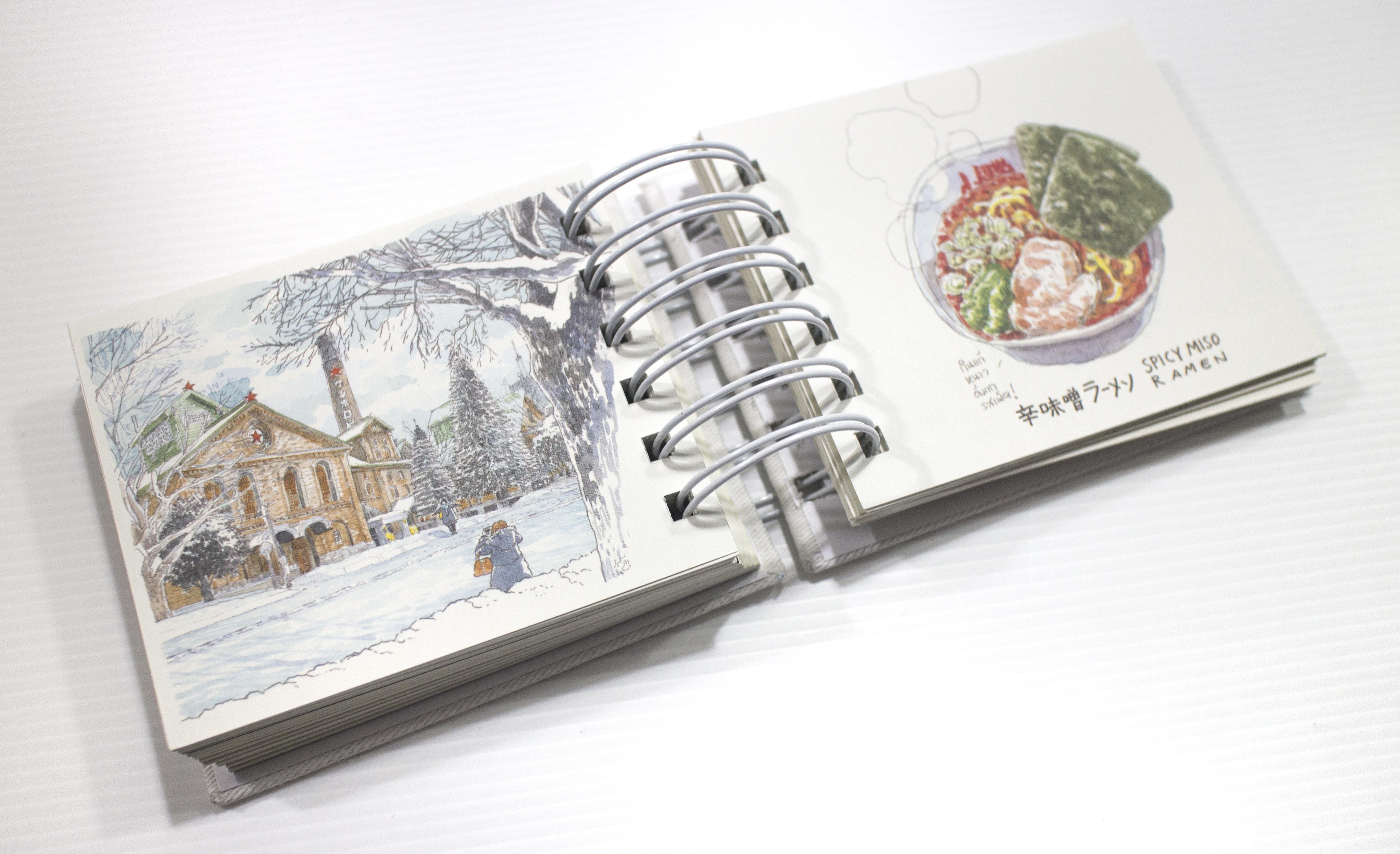 Sasi's mini sketch book JAPAN ศศิ มินิสเก็ตซ์บุ๊ค รวมภาพญี่ปุ่น (แบบเล่ม และกล่อง)