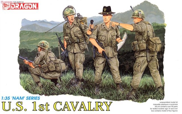 โมเดลฟิกเกอร์ Dragon Models 1/35 DRA3312 U.S. 1st Cavalry