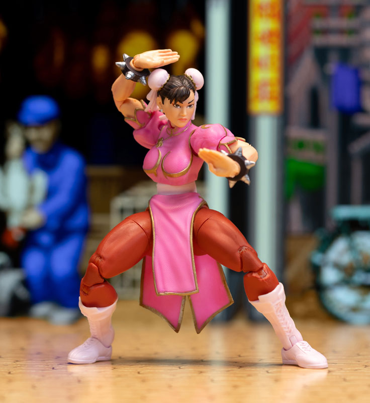 Street Fighter Chun Li Pink Deluxe Action Figure 1/12 Scale(Pre-order)