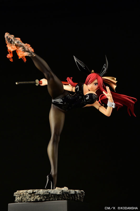 FAIRY TAIL Erza Scarlet High Kick ver. Black Bunny 1/6 Complete Figure(Pre-order)(Single Shipment)