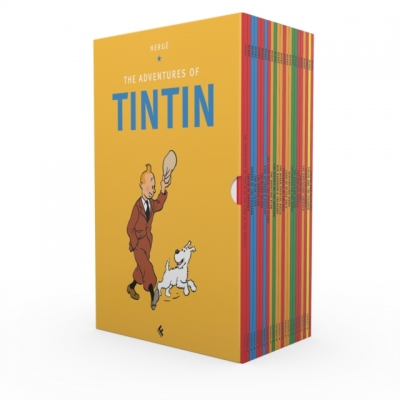 ADVENTURES OF TINTIN SLIPCASE (23 BOOKS) BY DKTODAY