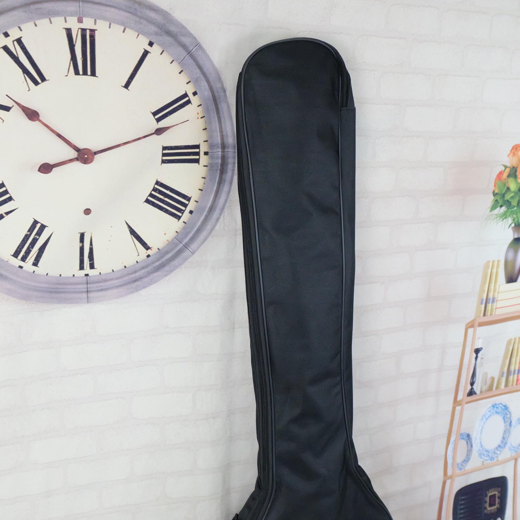 กระเป๋า ซอฟเคสกีต้าร์ เบส บุฟองน้ำ ผ้า Oxford คุณภาพสูง - สีดำ